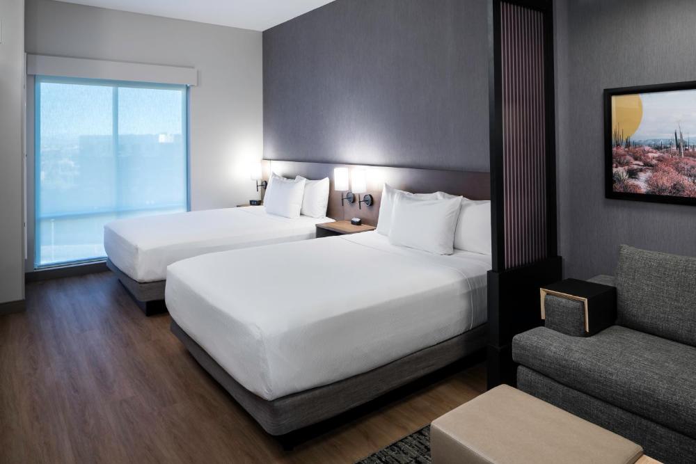 Queen Room with Two Queen Beds and Sofa Bed interior